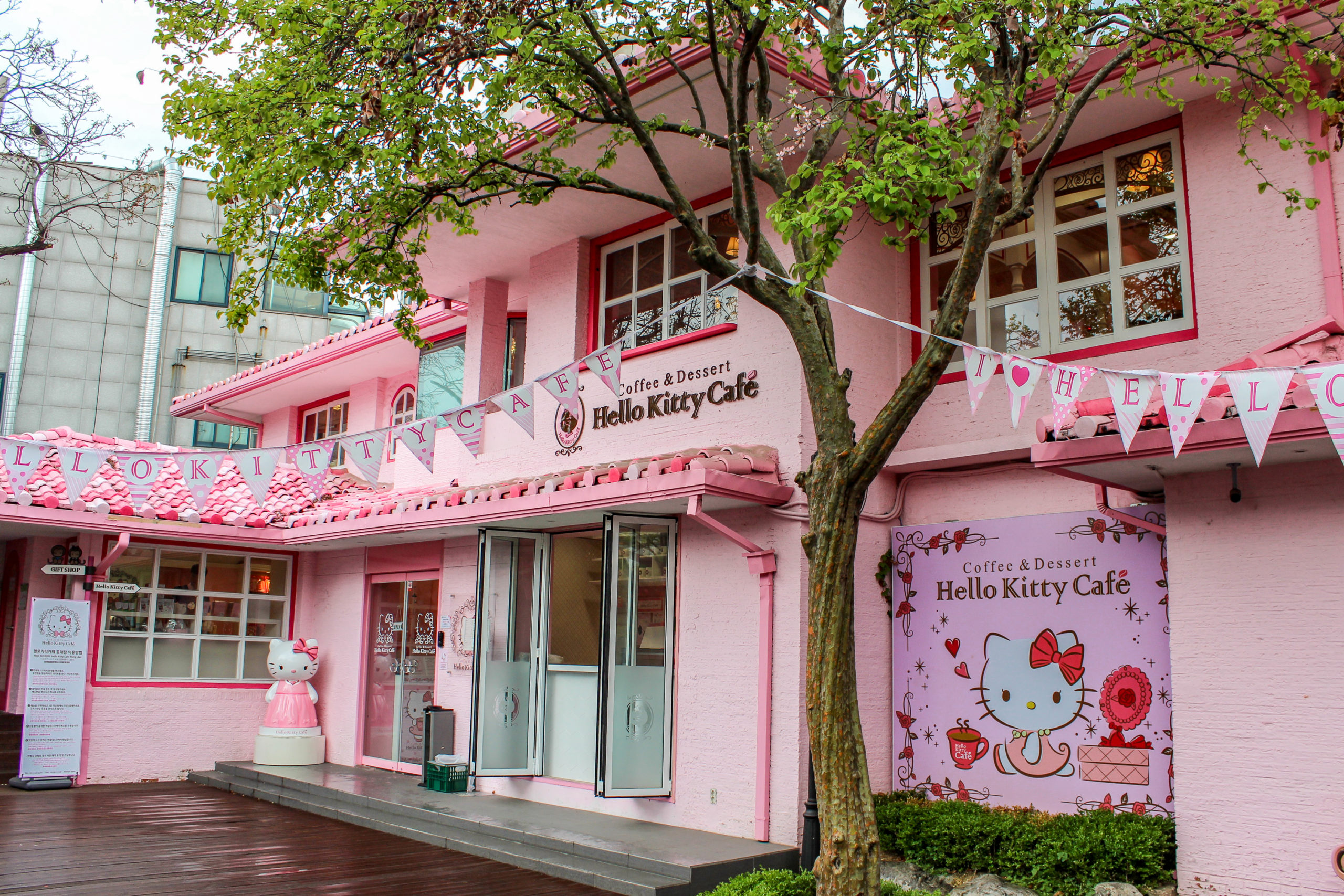 Cutest Hello Kitty Cafe in Seoul - Gina Bear's Blog