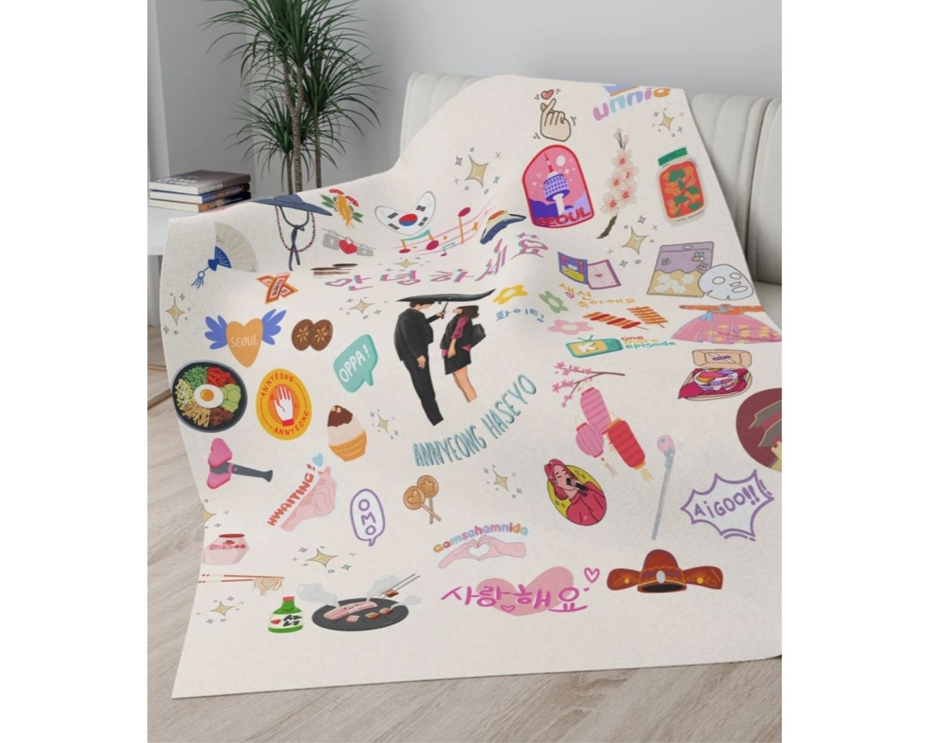 korean drama aesthetic blanket